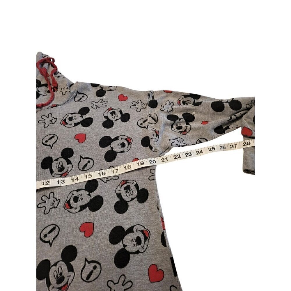Disney All-Over Print Mickey Mouse Pullover Sweatshirt Hoodie Women's Size XL - Picture 4 of 6